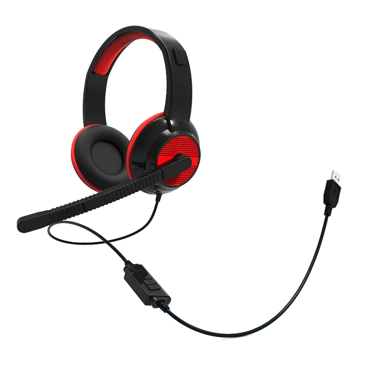 Dual 3.5mm Jack USB PC Headphones with MIC Computer Headset with Microphone for Distancing Work at Home Compatible with Windows