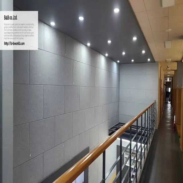 interior decor soundproof  indoor decor panels korean Art board design eco friendly panels sound absorber acoustic panels