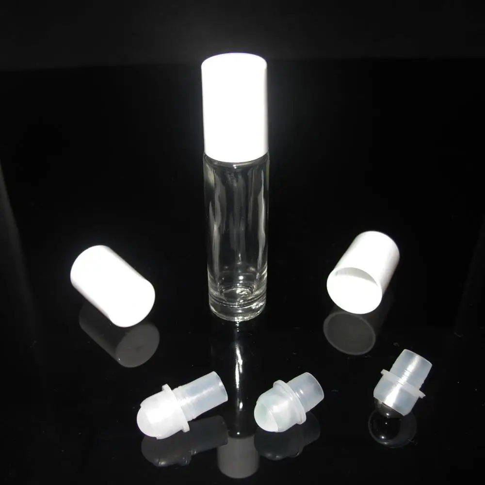 10 мл прозрачный стеклянный рулон эфирного масла на бутылке со стеклянным роликовым шариком (62290752472)