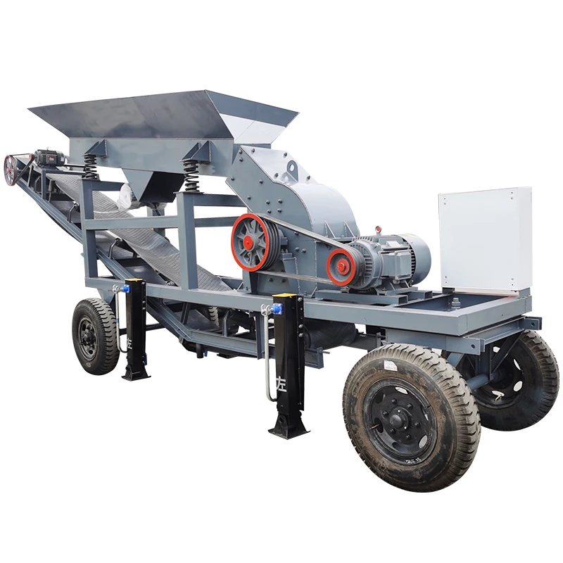 customized quartz 25-35 tph sand making hammer coal mill crusher machine mining industry stone quarry crushing plant