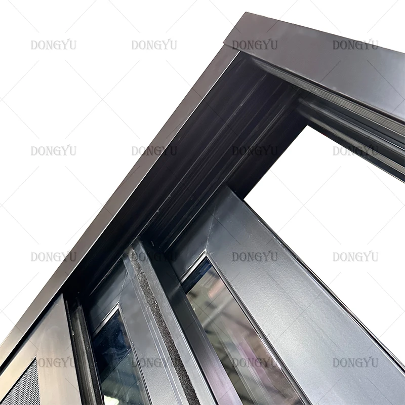 North America NFRC Florida Miami-Dade Noa Approved Hurricane Proof Impact Aluminum Tinted LOW-E  Glass Sliding Window