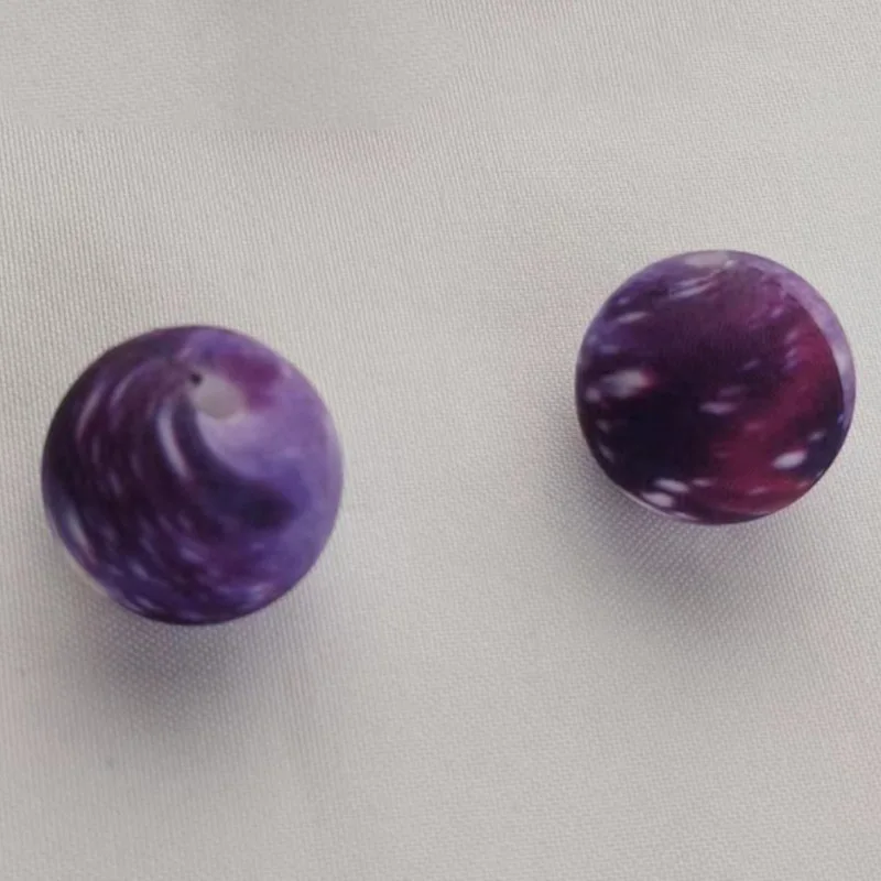 Wholesale food grade silicone transfer printing beads baby molars in bulk 12mm to 15mm