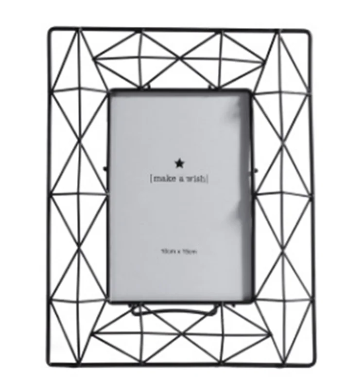 6 дюймовая металлическая рамка для фотографий с вырезами в скандинавском стиле