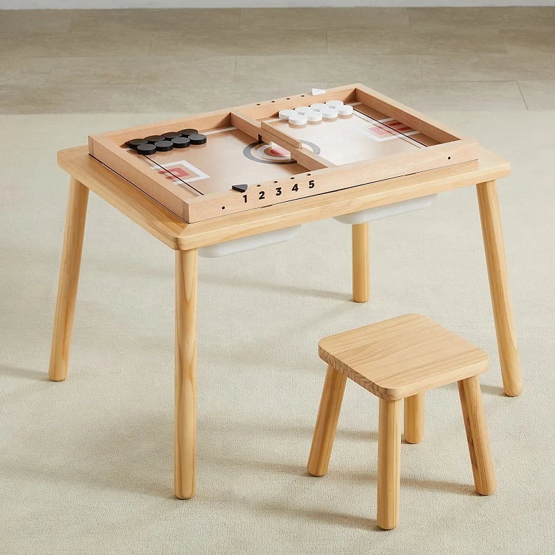 Asweets 2023 Montessori Sensory Educational Wooden Game Bamboo Water  Sand Play Table for Kids