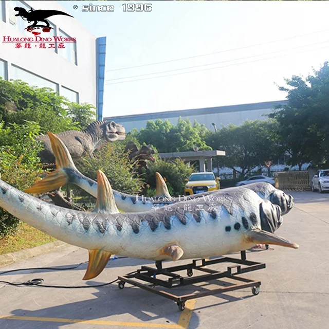 Аниматронное морское животное Xiphactinus в натуральную величину для парка