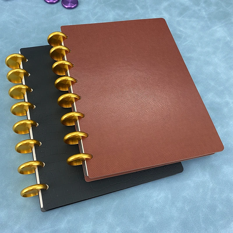 A5 60 Sheets Traveler Diary Loose Leaf Notebook Imitation Leather Portable Notebook Manual Book Vintage Soft Cover Custom Travel