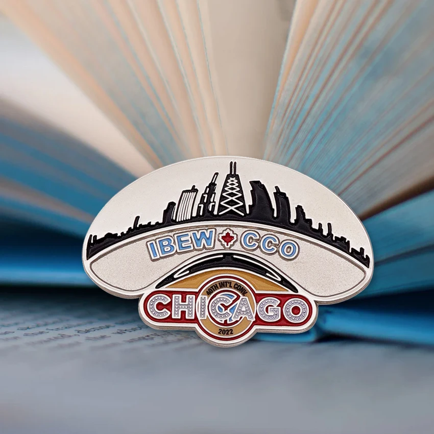 NY Badge Chicago Soft Enamel Cubs New York- American Professional Baseball Team LOGO Lapel Pin