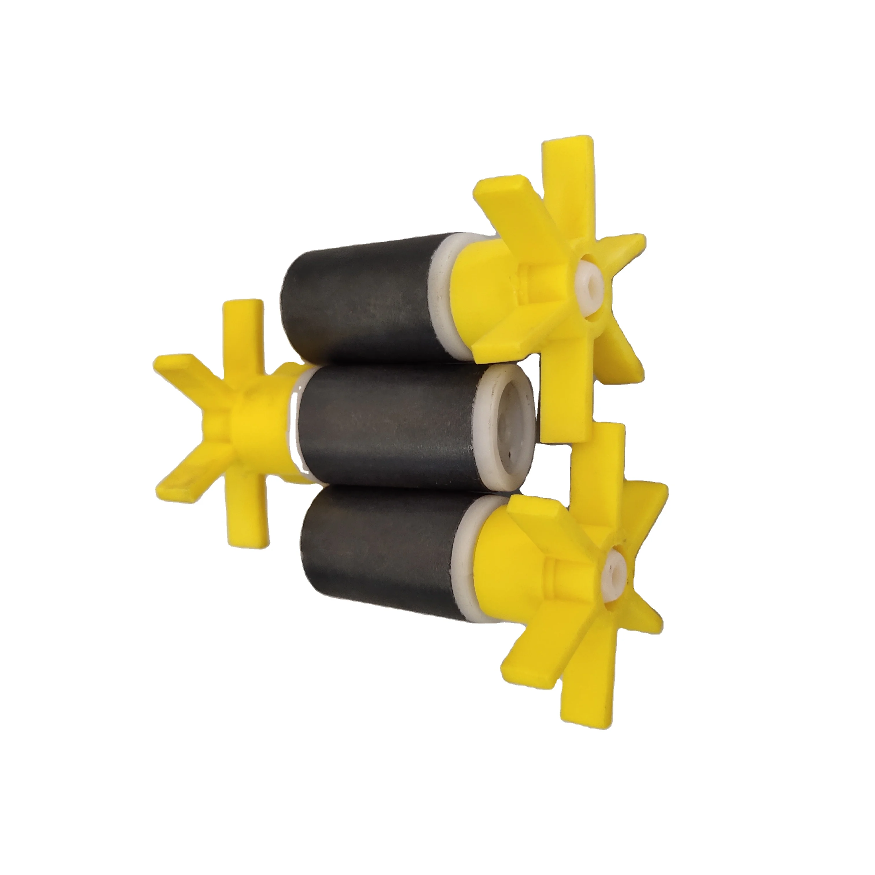 13.5*21mm POM Plastic Injection Permanent Magnet Impeller Rotor Aquarium Pump Rotor with Impellers for Filter Y30 Y30BH Y33 Y35