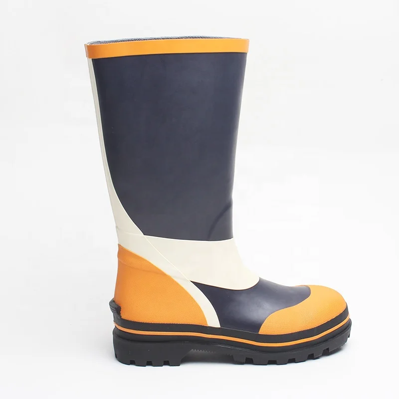 Good Quality Firefighting Boots Men Flat Rain Boots For Police Wholesale