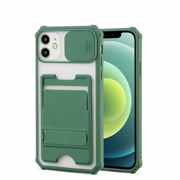Mobile back cover  For Alcatel TCL 205 mobile accessories phone case cover case with credit card with stand 1.5mm cases