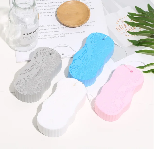 3D Magic Children Bath Sponge body Exfoliating Dead Skin Sponge Massager Cleaning Shower Brushes Peeling Sponge
