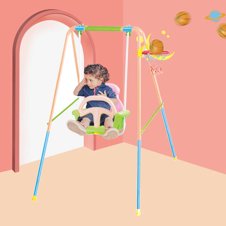 Baby single seat swing chair hanging baby swing indoor and outdoor playground Kids baby Swing Chair