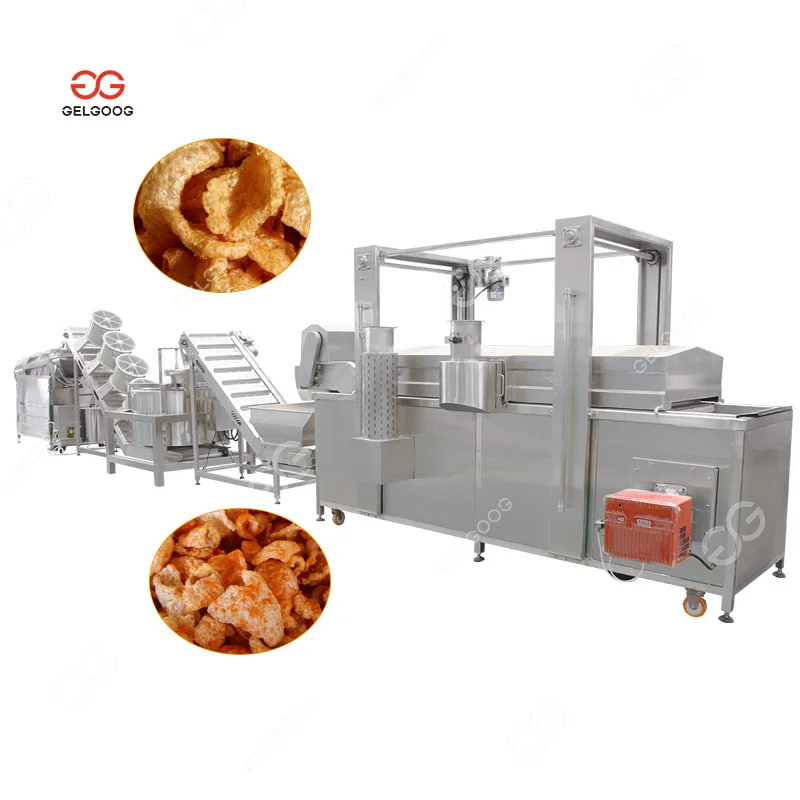 GELGOOG Factory Price Automatic Electric Groundnut Deep Frying Equipment Peanut Fryer Machine