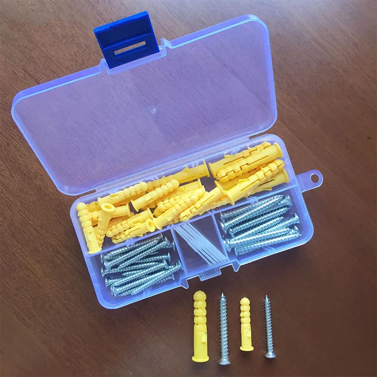 
HF 2021High Load-bearing Diy Screw With Nylon Drywall Anchors For Furniture Installation 