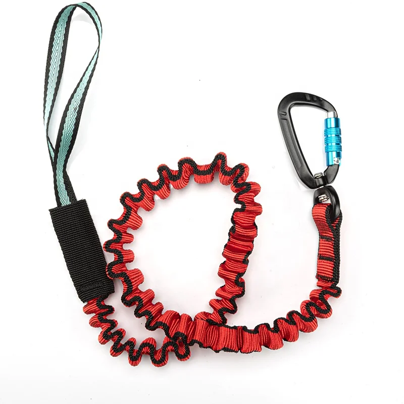 High Quality Tool Lanyard Webbing tool rope With Double Action Karabiner To Loop Tail for safety