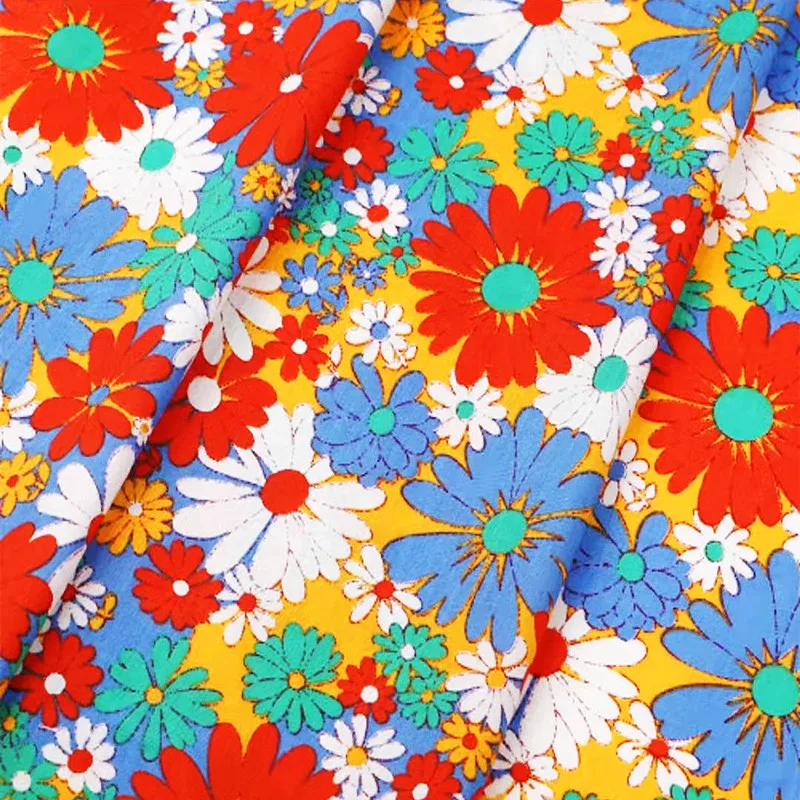 Cartoon Print Cotton Digital Printing Fabric Manufacturer Printer Custom Print Cotton Woven Fabric