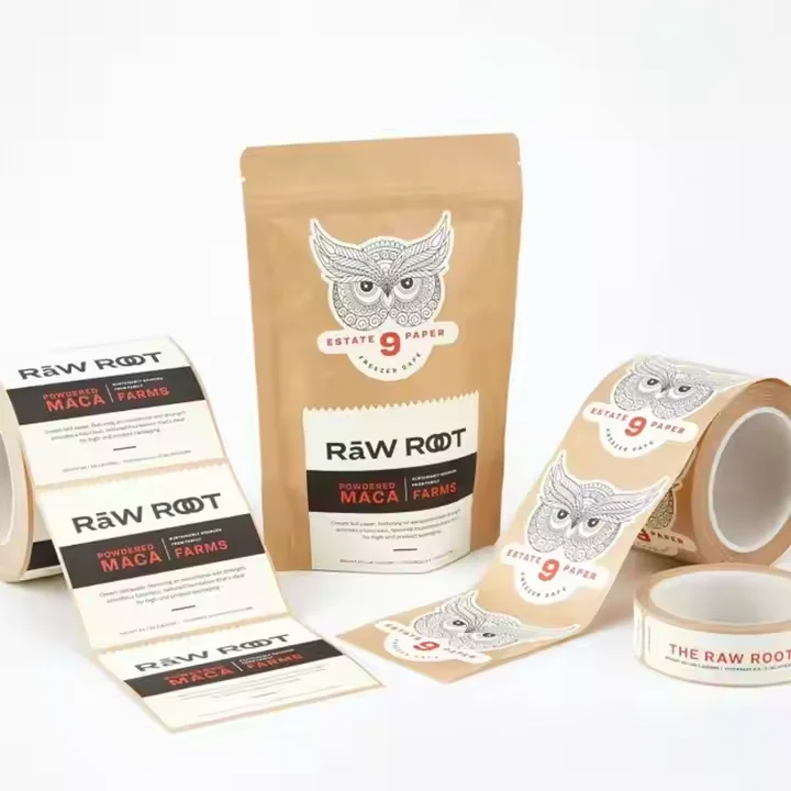 Custom Waterproof Coffee Cup  Stickers for Beverage Shops, Self-Adhesive Disposable Labels for Milk Tea and Takeaway Drinks