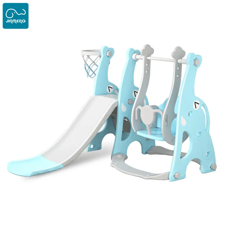 
New Baby Eco Friendly Multi-functional Toy 3 In 1 Slide And Swing 