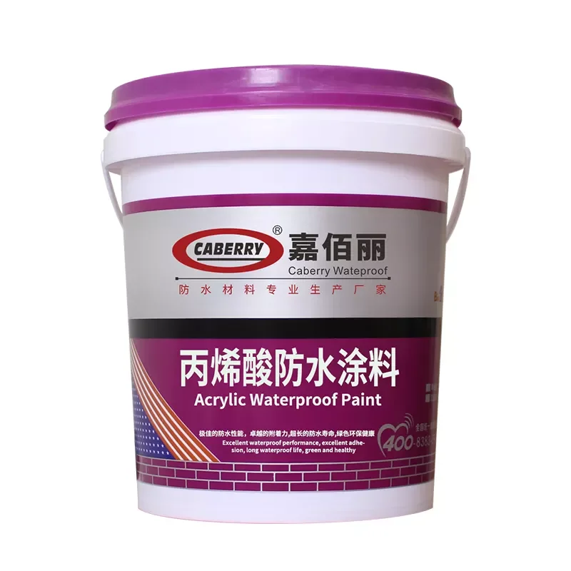 Wholesale CABERRY factory roof floor wall chemical acrylic waterproof coating & paint