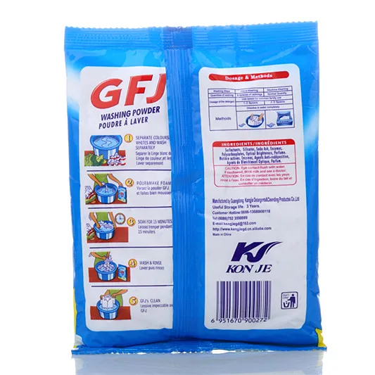 Best Selling GFJ Soap Powder High Quality Cleaning Product Wholesale Laundry Washing Detergent Washing Powder Wholesale