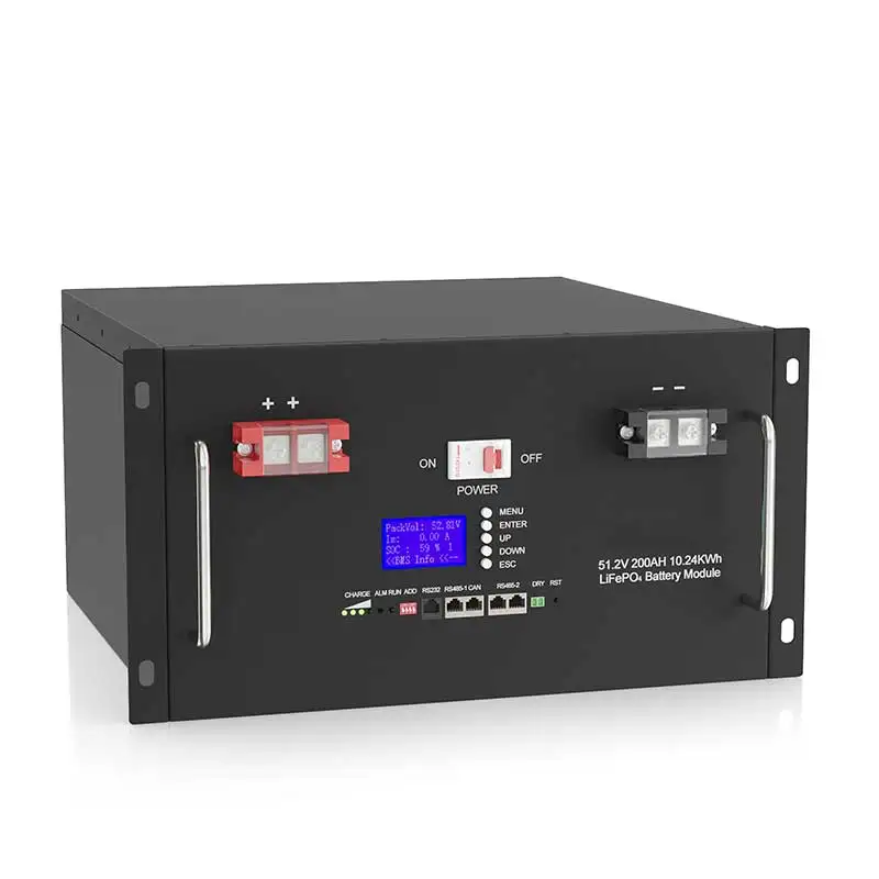 51.2V 100Ah 200Ah Lifepo4 battery 48V lithium ion battery for 5kwh 10kwh 15kwh home energy storage solar system off-grid