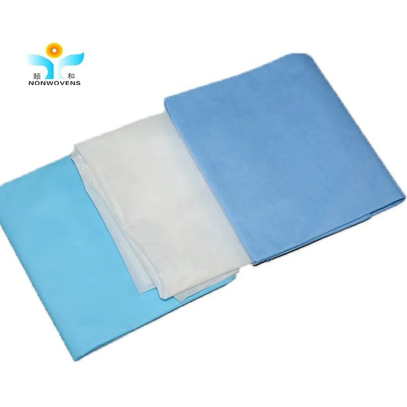 Yihe PP Non-woven Fabric for hospital use disposable Bed Sheet Customized Size