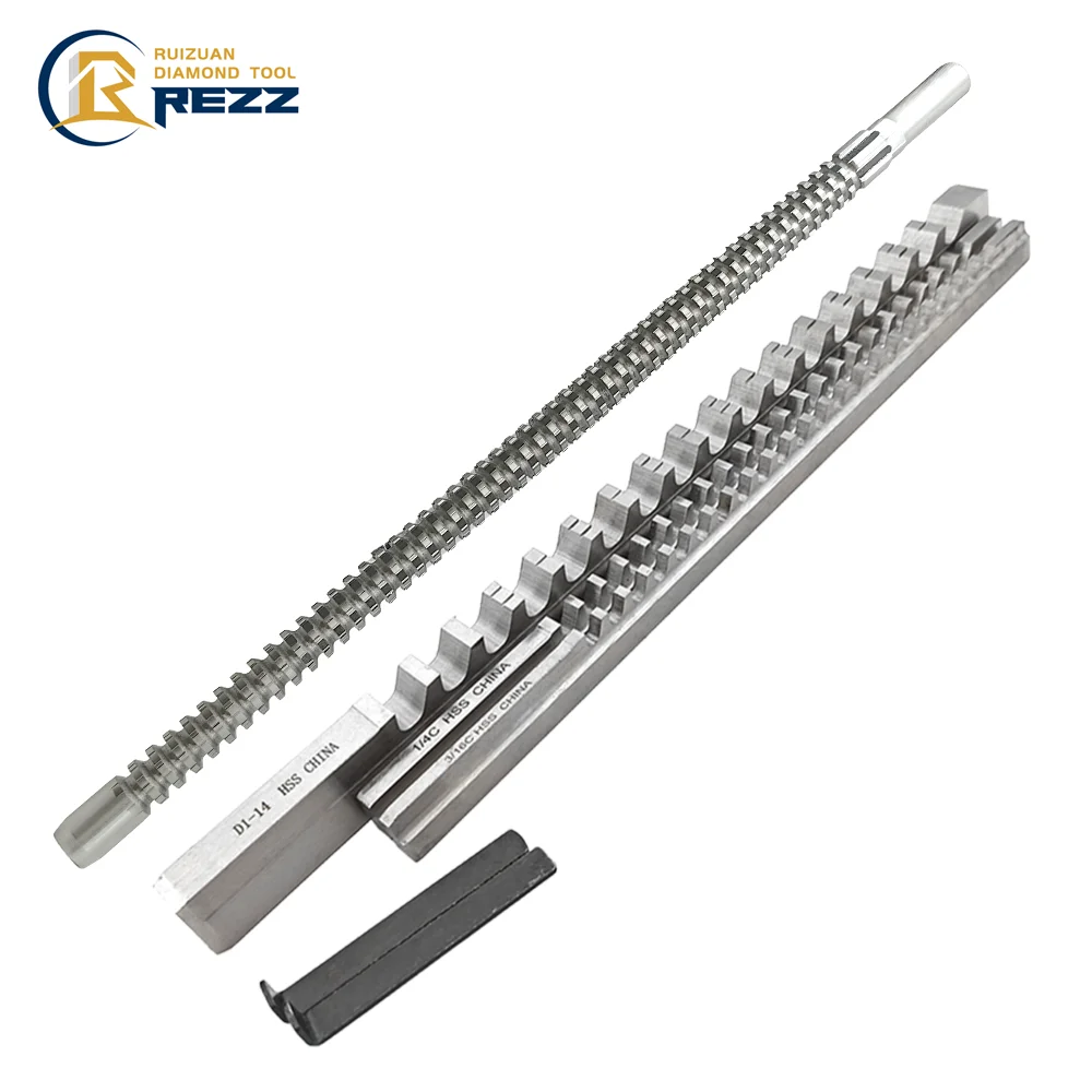 HSS metric imperial Broaching tool kit Bushing shim combination Keyway Broach set