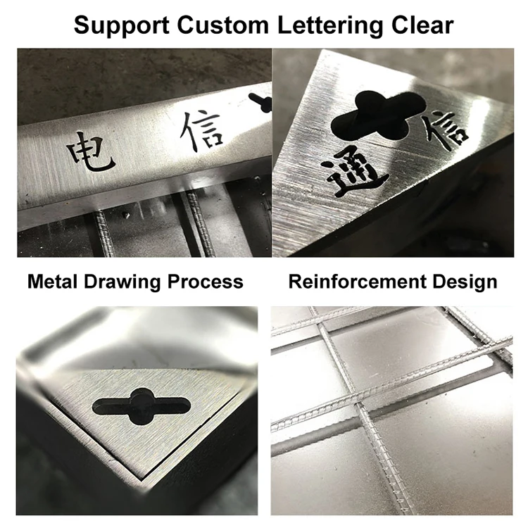 Square Invisible Sewer Manhole Cover Stainless Steel Manhole Cover Square Septic Tank Manhole Cover