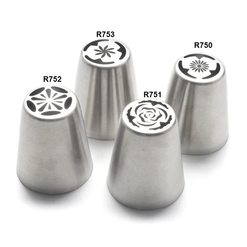 Factory Wholesale Custom Cake Pastry Tools Russian Pastry Nozzles Piping Tip