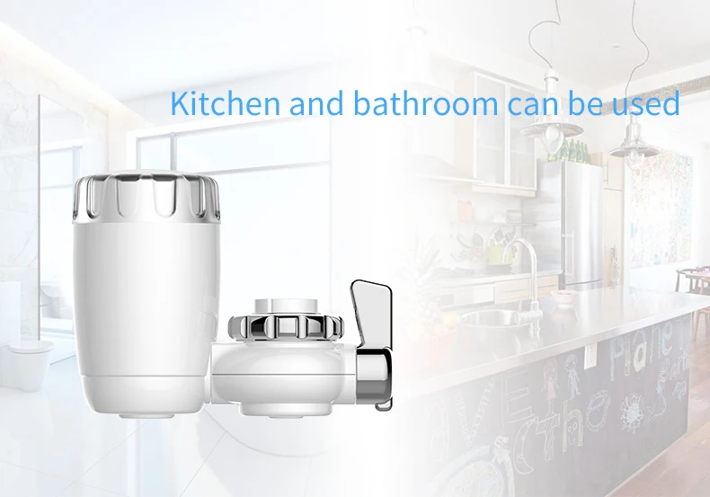 Faucet tap mount cheap multi stages ceramic activated carbon household Water Purifier filter