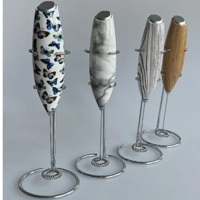 Handheld milk foamer electric Original Handheld Milk mixer mini coffee whisk Battery Milk Frother