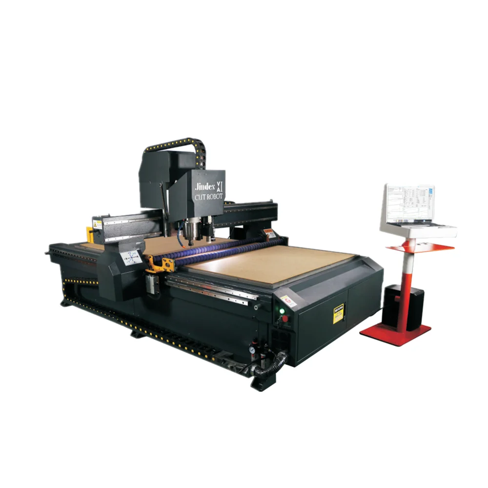 Jindex CCD Intelligent Oscillating Knife Engraving Artwork Cutting Machine For Acrylic Positioning Cutter