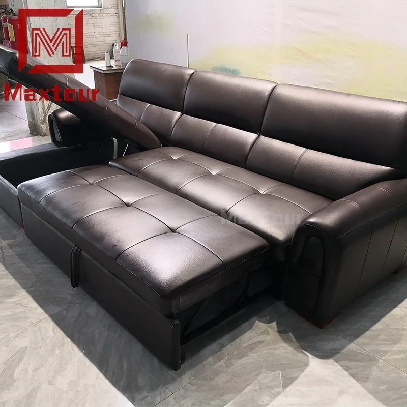 Modern multipurpose couch living room chaise lounge sofas sets furniture luxury leather sofa bed with storage