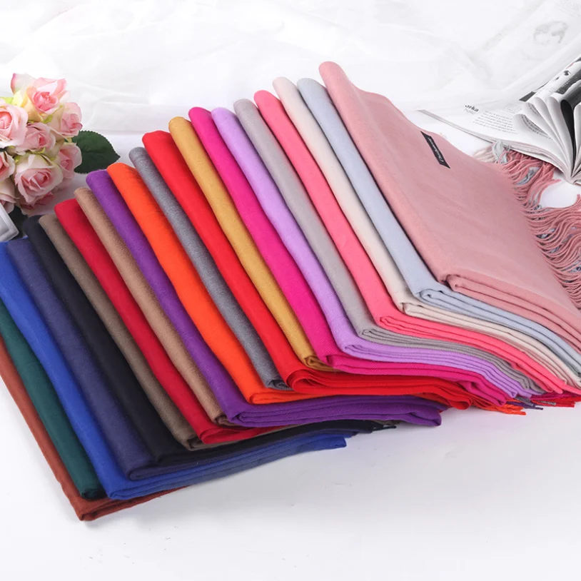 Wholesale pashmina warm cashmere scarves  winter shawl scarf women