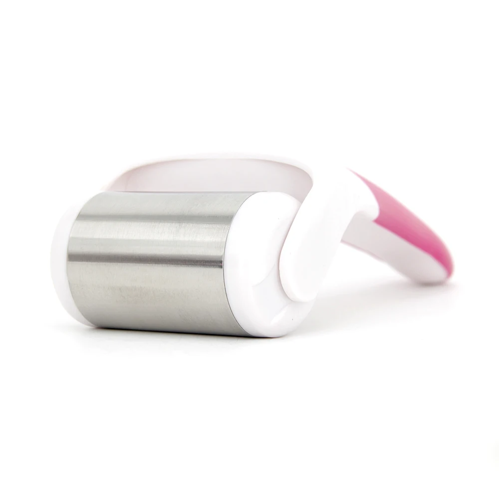 Amazon hot Skin care cooling Freeze face soothing and sunburned globe derma roller face body massager Stainless Steel ice roller