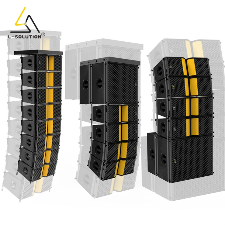 L-solution audio dual 8 inch line array speakers with 18 inch subwoofers professional audio sound system line array speakers