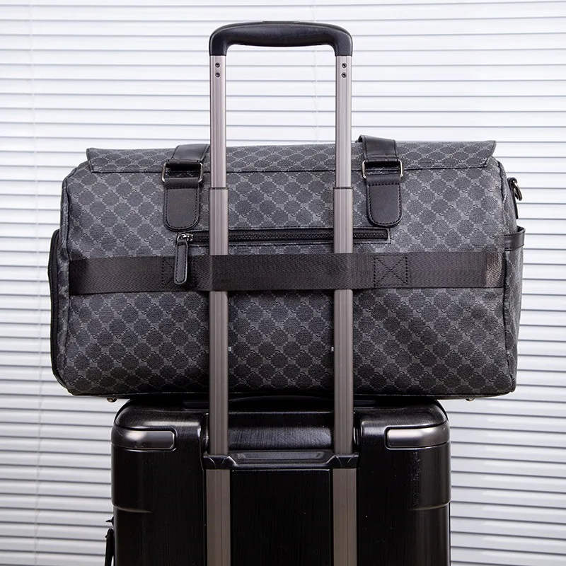 Large capacity luxury business foldable travel duffle bag travel tote bag garment bag