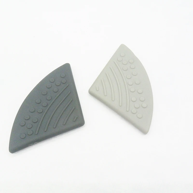 
Custom shapes colorful Baby soft silicone corner teether 