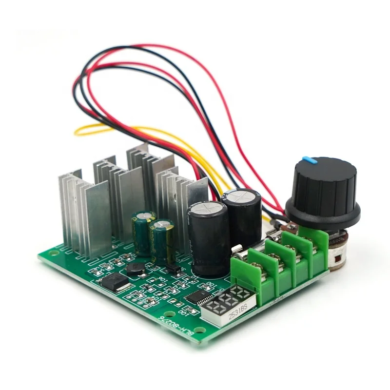 Устройство управления скоростью генератора постоянного тока, ШИМ, цифровой дисплей, регулируемый приводной модуль 0-100%, 6 в, 12 В, 24 В, 36 В, 48 В, 60 в, 30 А