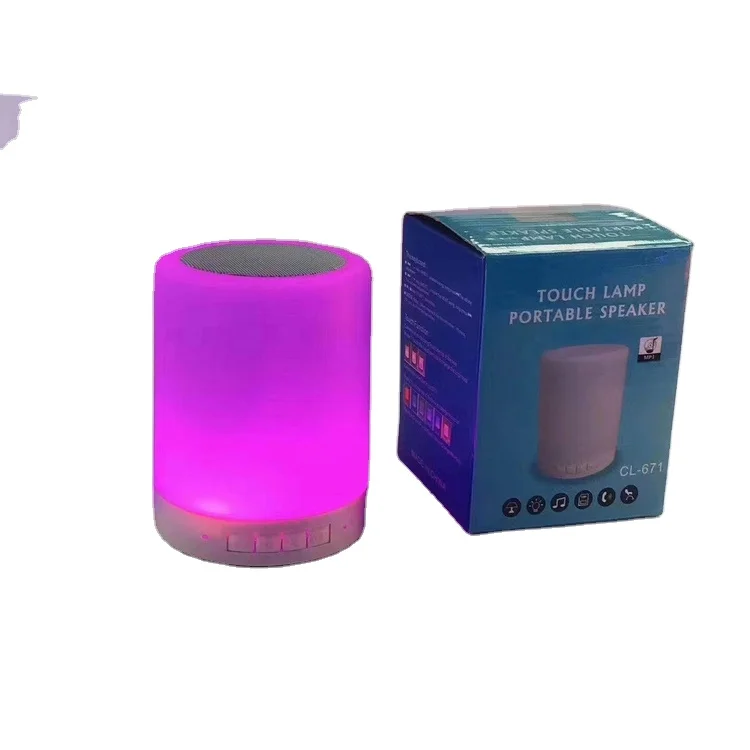 Водонепроницаемая стерео TF карта FM Аудио Мини Смарт Беспроводная Портативная колонка сабвуфера со светодиодной подсветкой