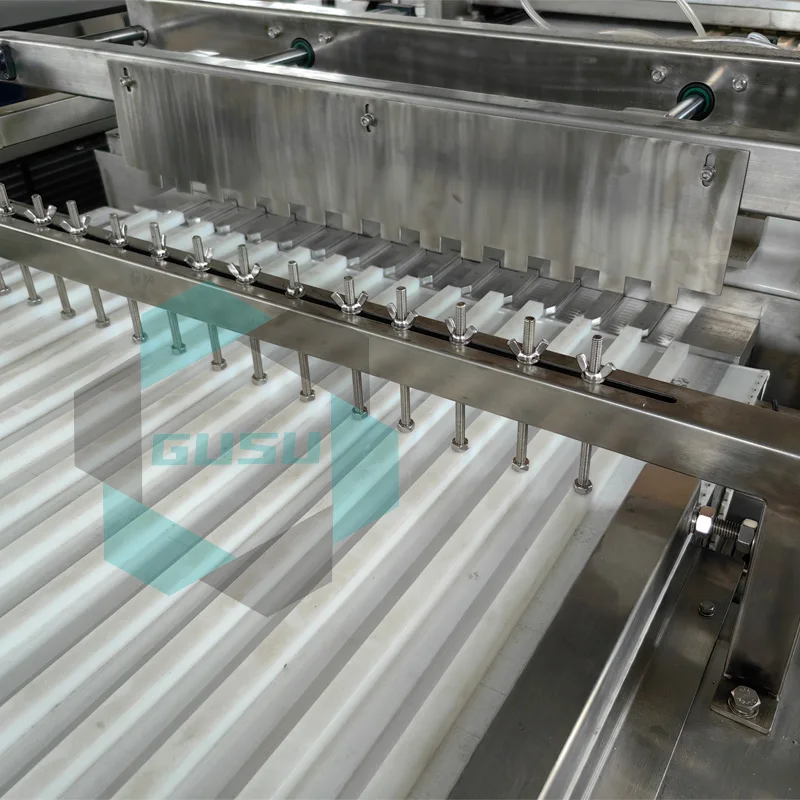 GUSU Automatic Mini Cone Chocolate Machine Biscuit Depositing Machine for Chocolate Filling