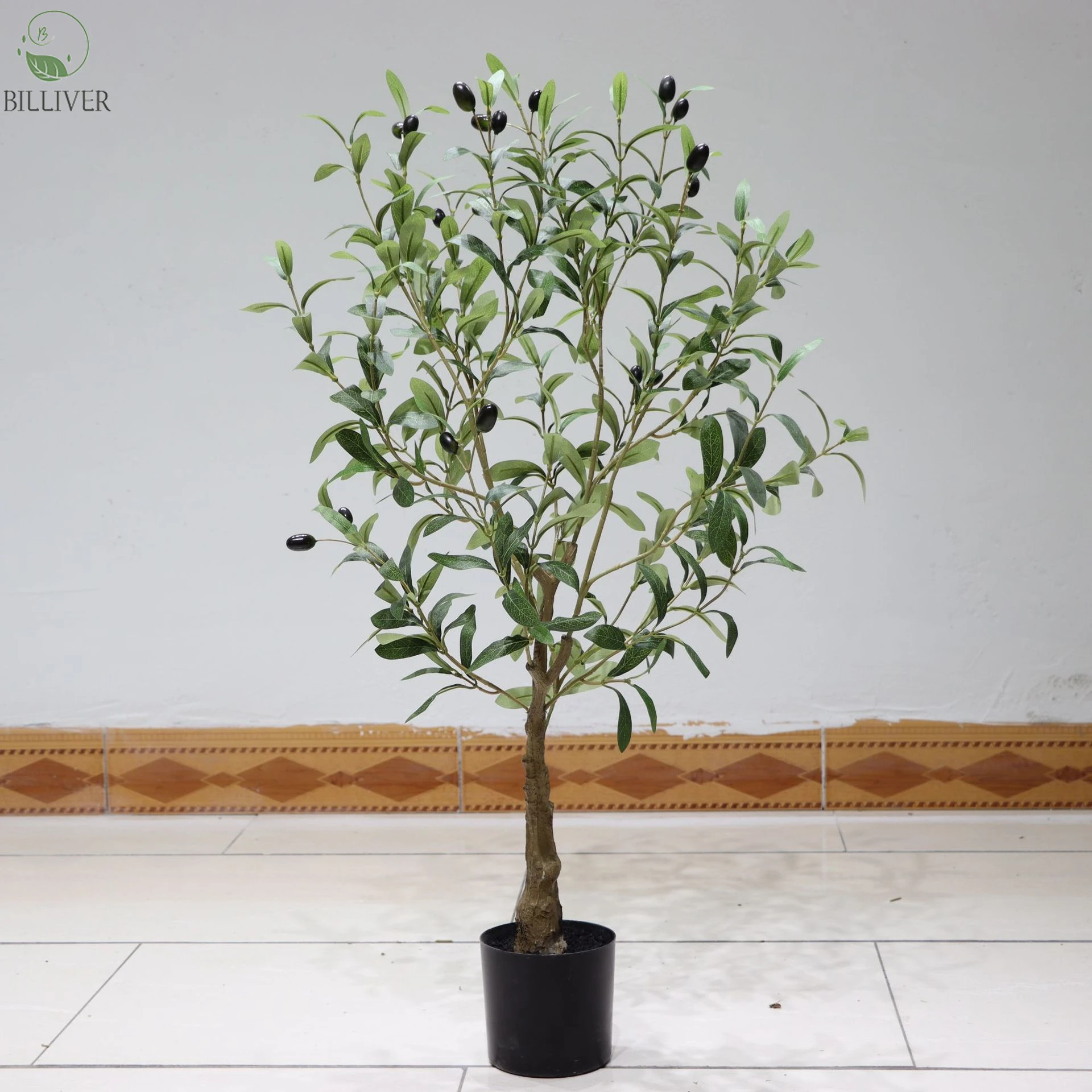 Olive tree plant for decoration photo props simulation leaves artificial green plants