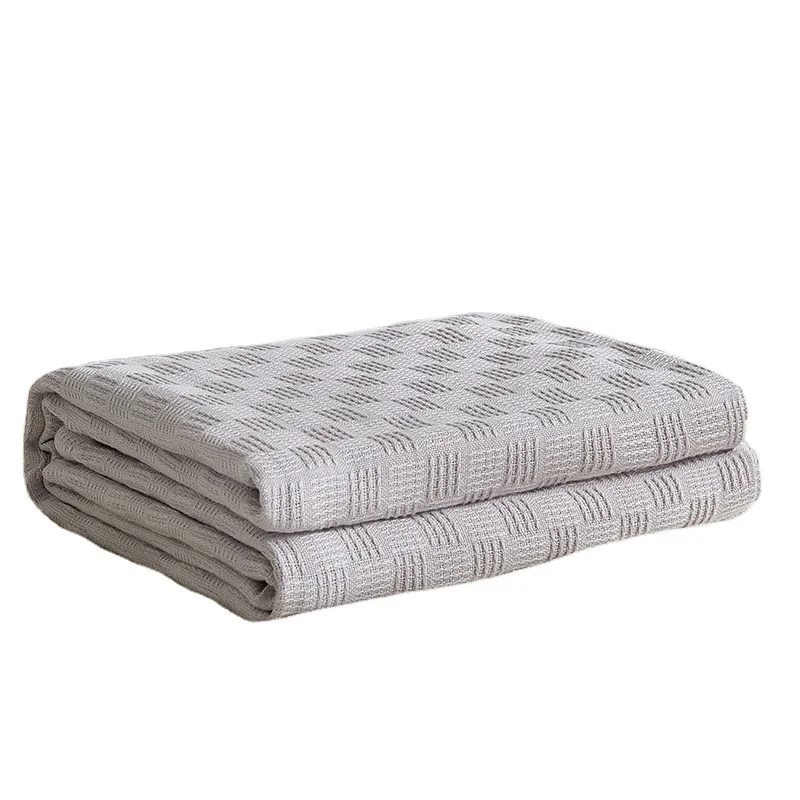Cotton Blanket Soft Muslin Throw Blanket for Couch Bed  Breathable Gauze Blanket for All Season Soft and Lightweight