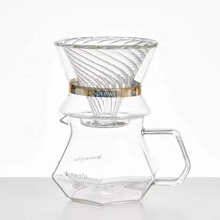 Brewista Classic Hand filter coffee Dripper Brewer Coffee Maker Glass Set Pour Over Pot Set