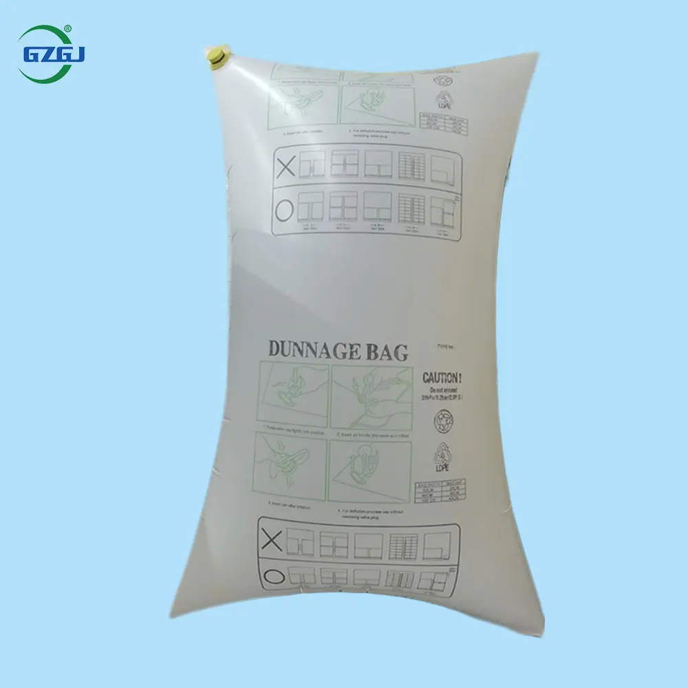 Inflatable Kraft Dunnage Air Bag For Containers Avoid Transport Cargo Damage Air Pillow Big Size Container Dunnage Air Bag