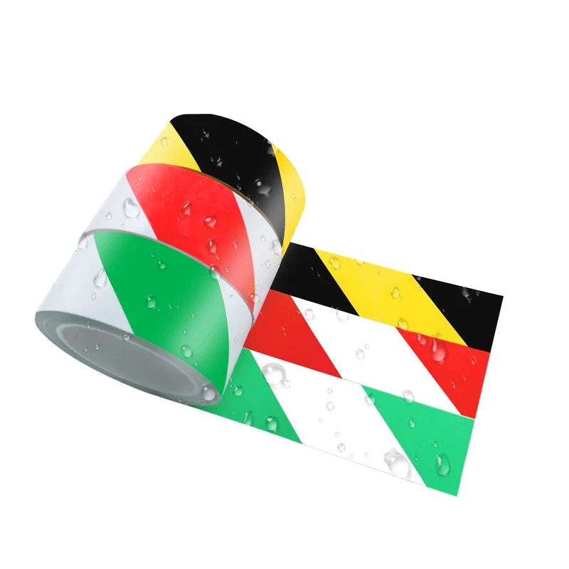 
Colorful printed packing duct tape pvc hazard floor marking tape 
