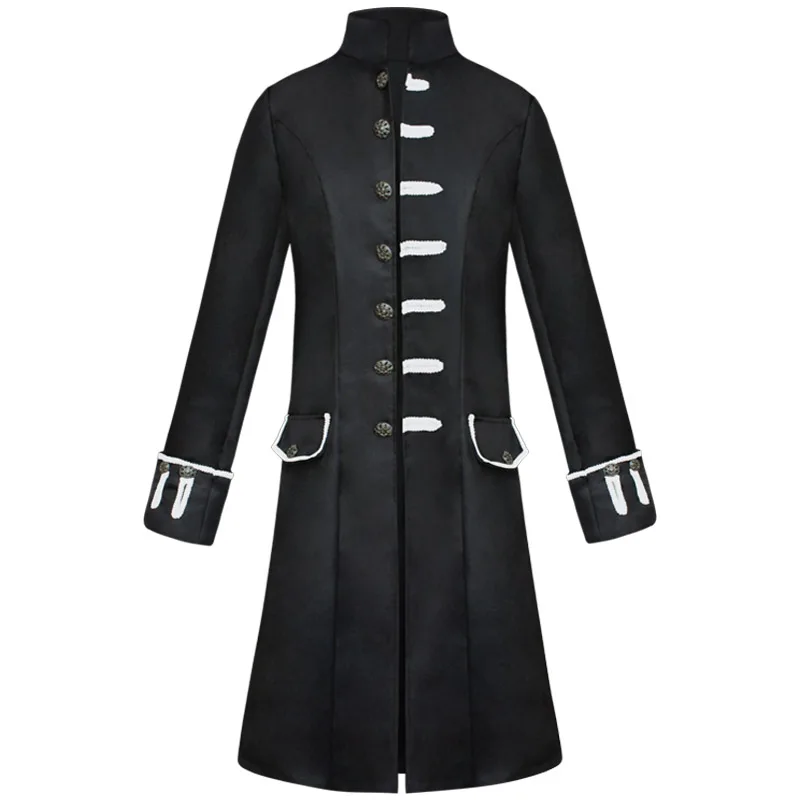 Steampunk Stand Collar Jacket Clothing Black Purple Cotton blend Materials Cosplay Suit