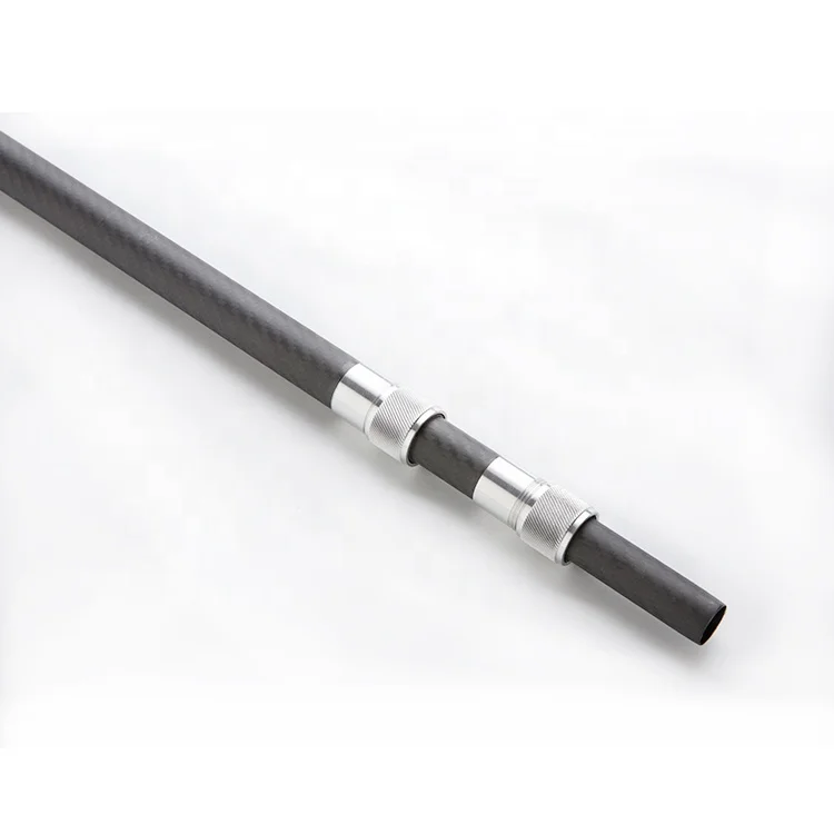 900mm 2 step telescopic carbon fiber tubes, suitable for legs lightweight pole with clamp