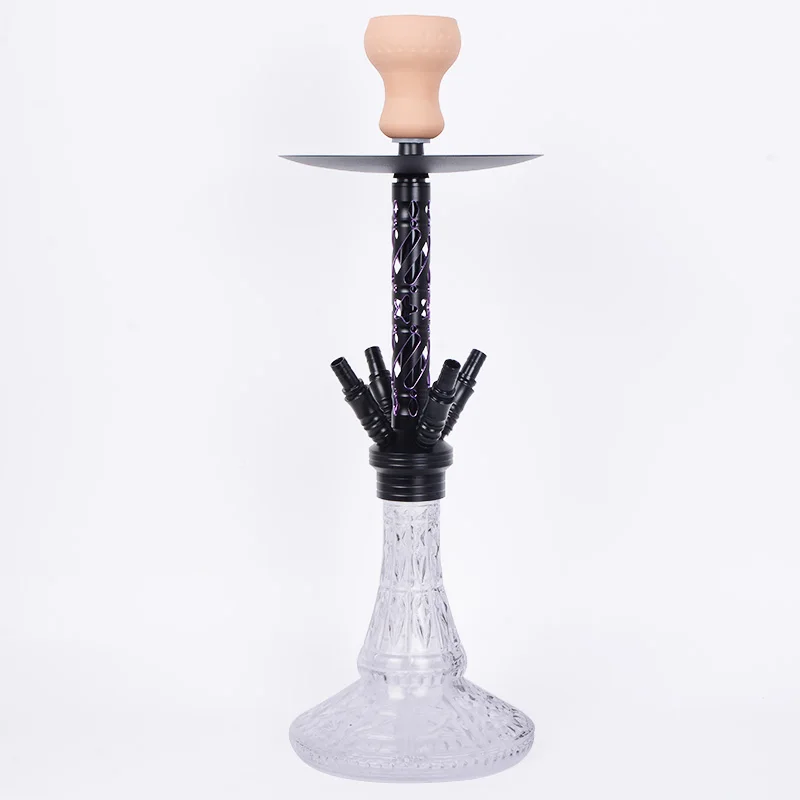 Hot Sale 55cm Luxury Style Bar Four Hole Arabic Hookah Shisha Complete Set