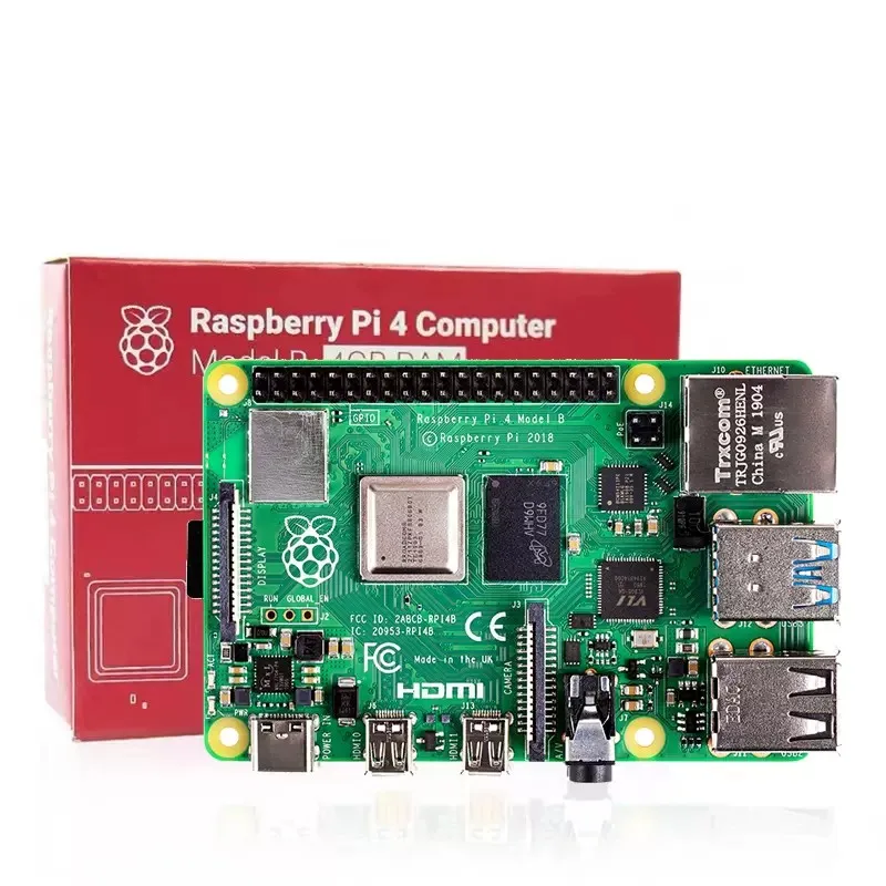 Raspberry pi4B Development Board Original Raspberry Pi 4 Model B 1/2/4/8GB RAM Single Board Computer